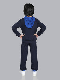 Blue Hoodie Full Sleeve Athleisure