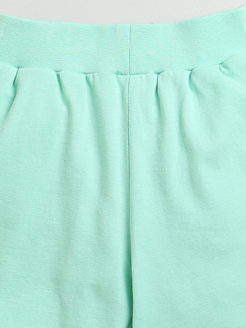 Mint Green Tiger Print Boys Shorts