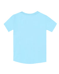 Pack of 2 Black-Level 11 & Sky Blue-Dino Score Print Cotton T-shirt