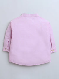 Pink Full Sleeve Shirt for Boys