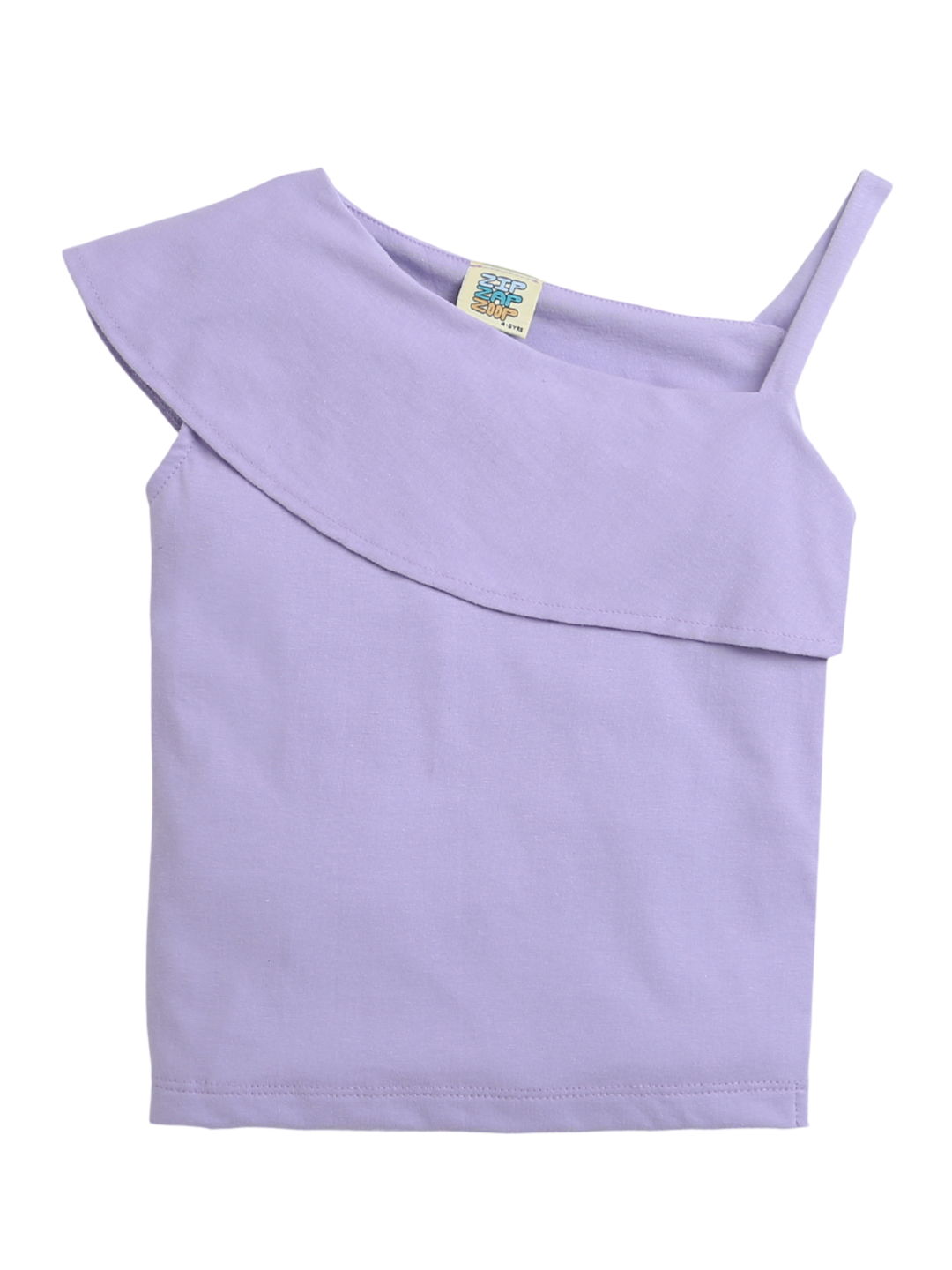 Lavender one Sleeve Girls Top