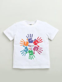 HOLI HAND PRINT T-SHIRT