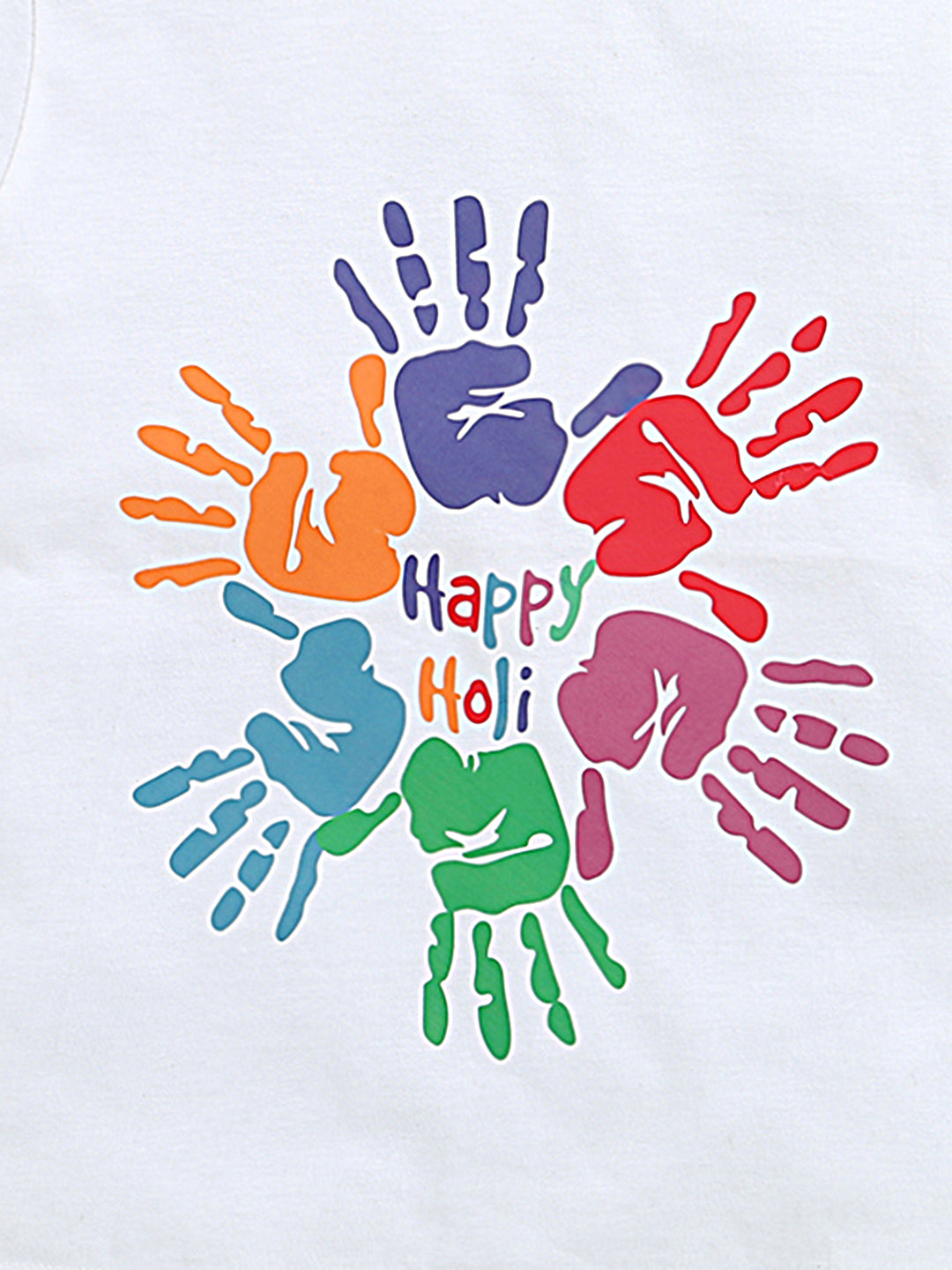 HOLI HAND PRINT T-SHIRT