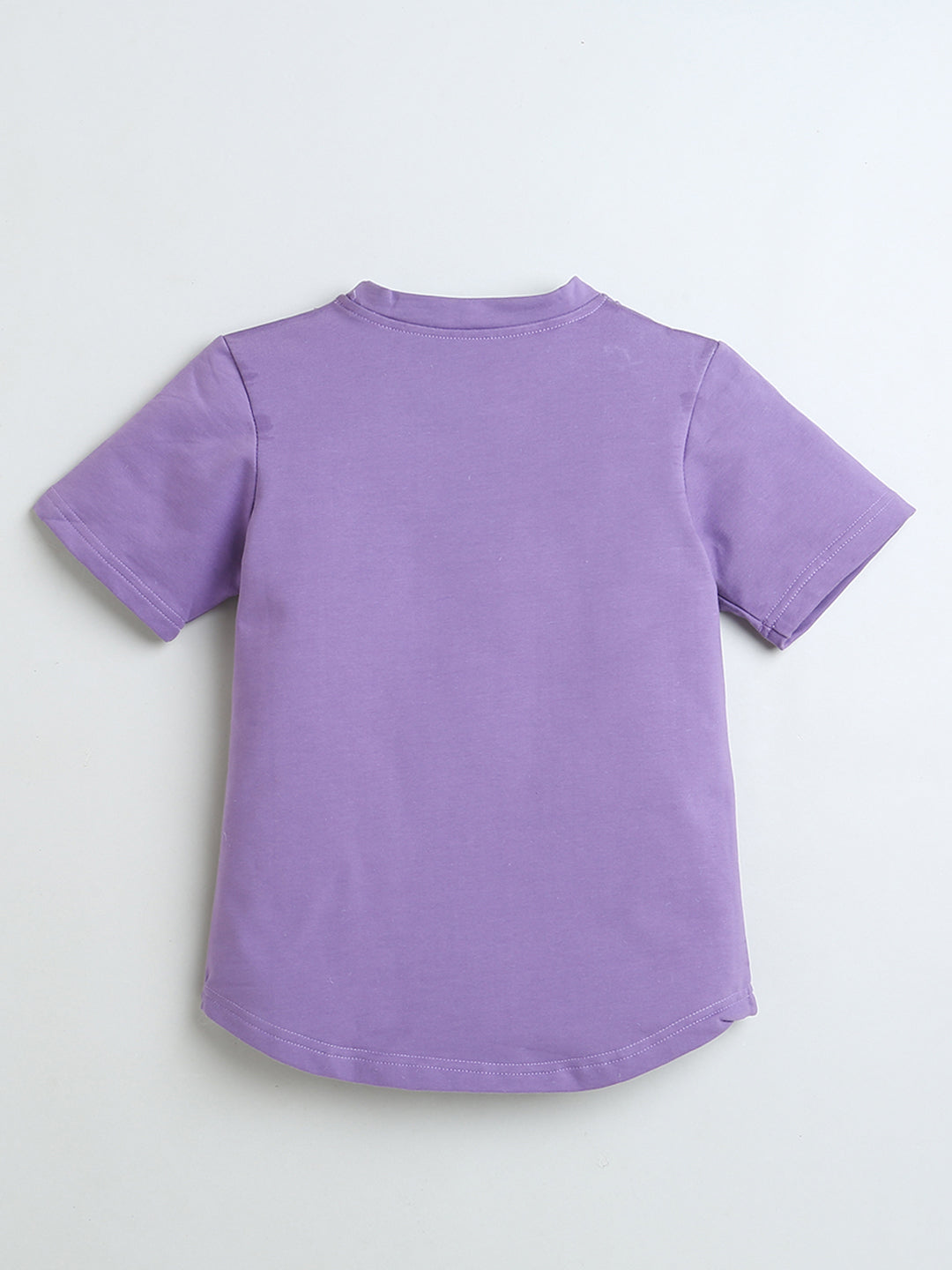 Purple Half Sleeve Boys Co-ord Set