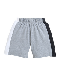 Grey White Black Boys Shorts