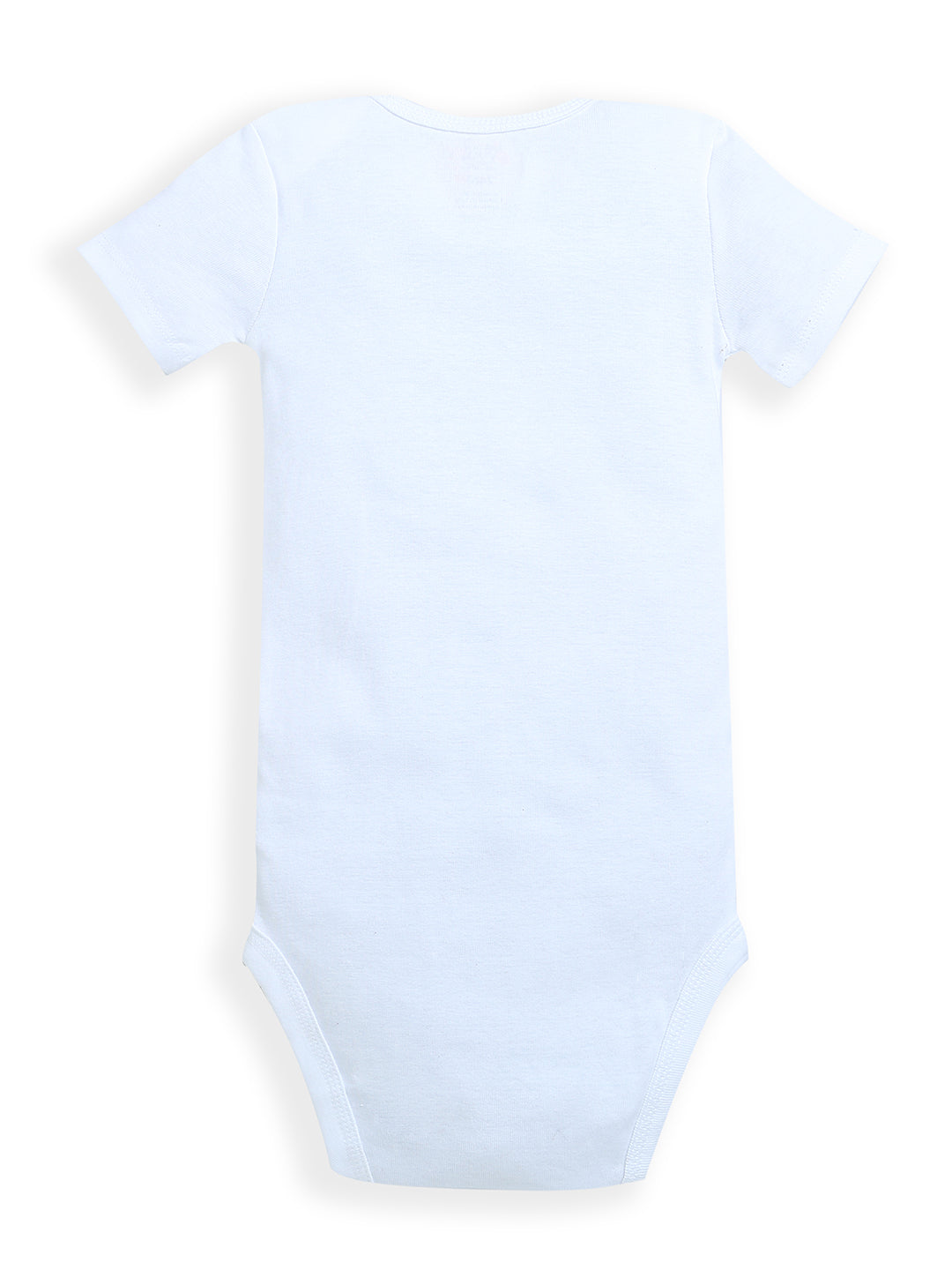 White 1st Birthday Print Half Sleeve Baby Girl/Boy Romper