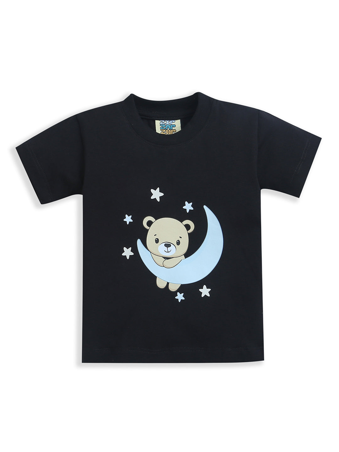 Black Teddy & Moon Baby Matching Set