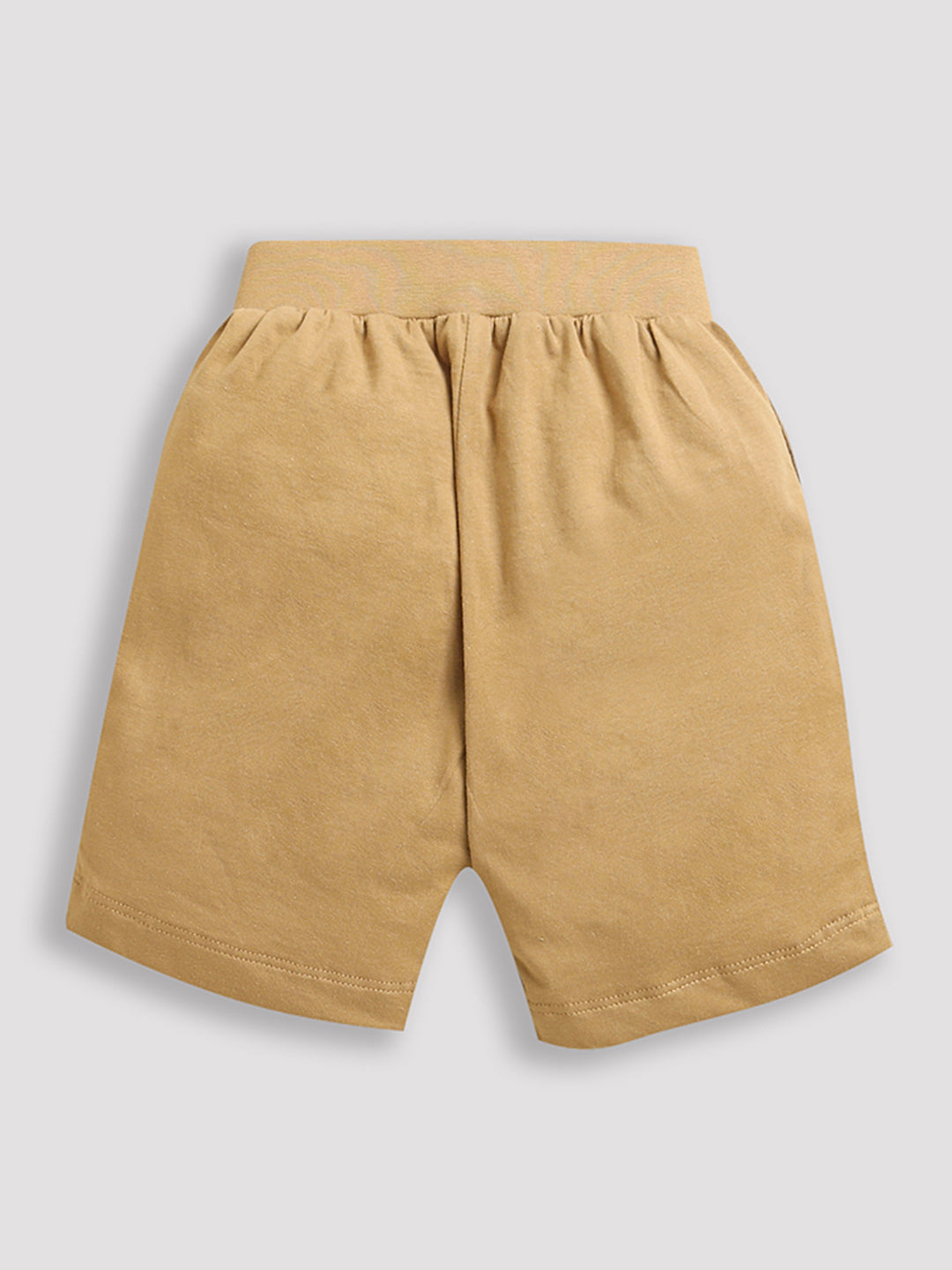 Beige Shark Print Short