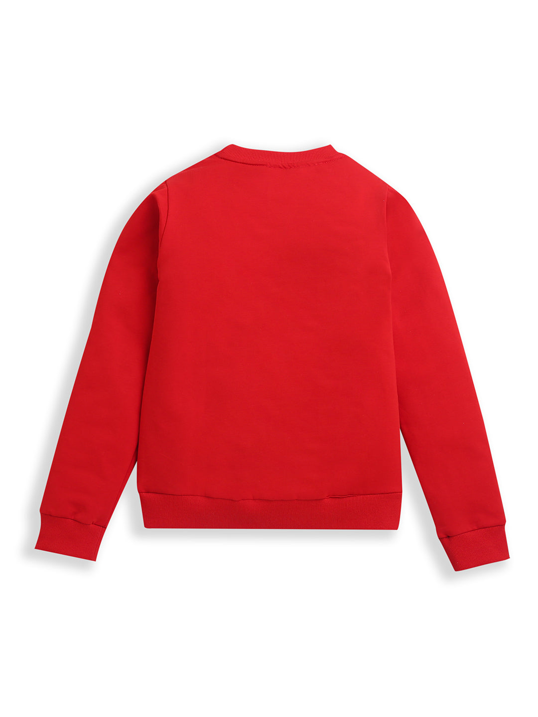 Red New York Full Sleeve Boys Christmas T-shirts Sweatshirt