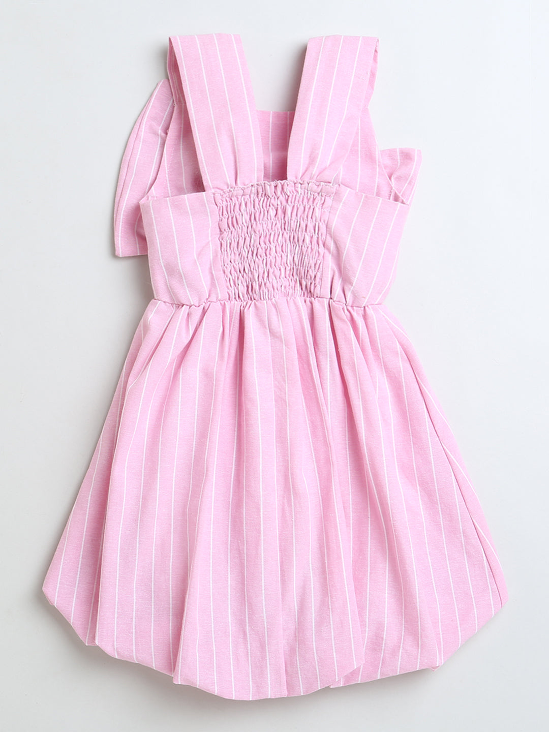 Pink Big Bow Design Sleeveless Dress