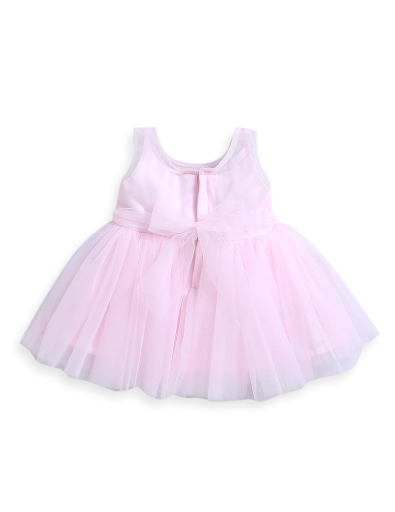 Pink Sleeveless Baby Girl Dress