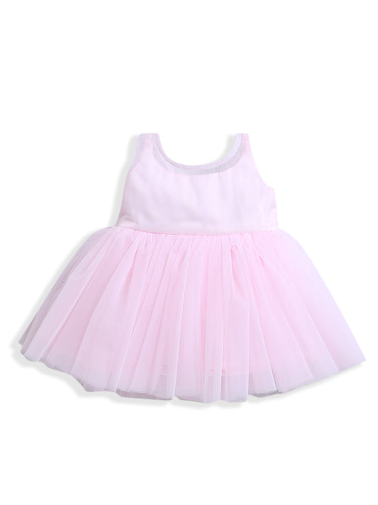 Pink Sleeveless Baby Girl Dress