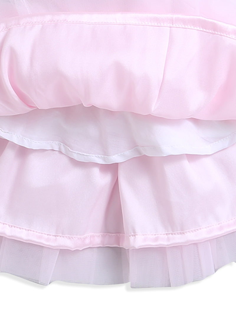 Pink Sleeveless Baby Girl Dress