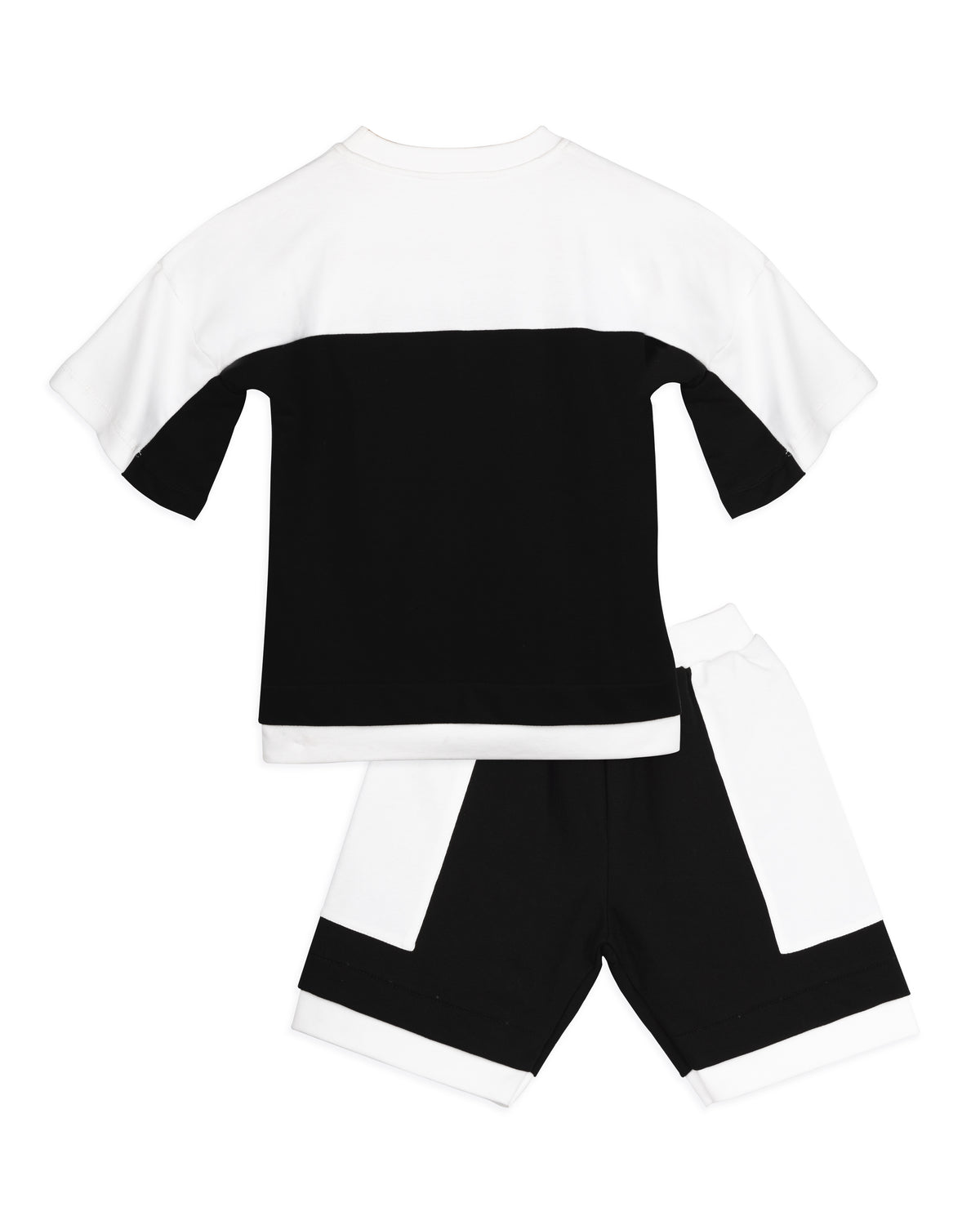 Black & White Oversized Colour Block Co-ord Set