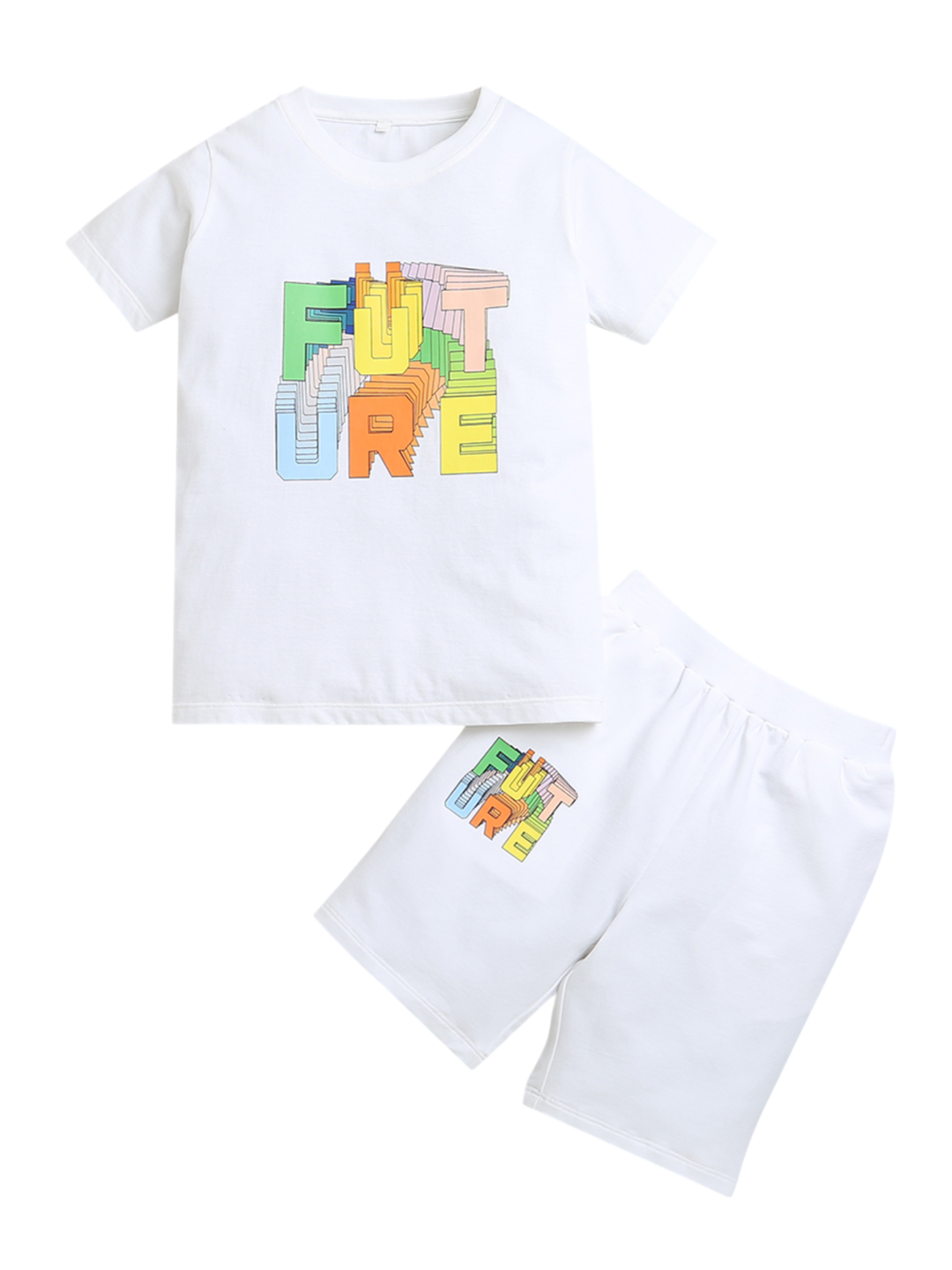 Pure Cotton Graphic Future Print Co-ord Set