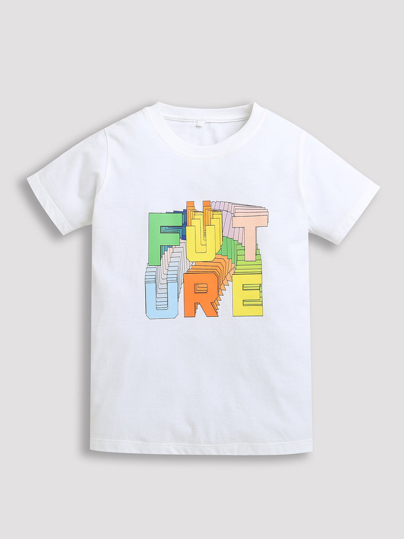 Pure Cotton Graphic Future Print Co-ord Set