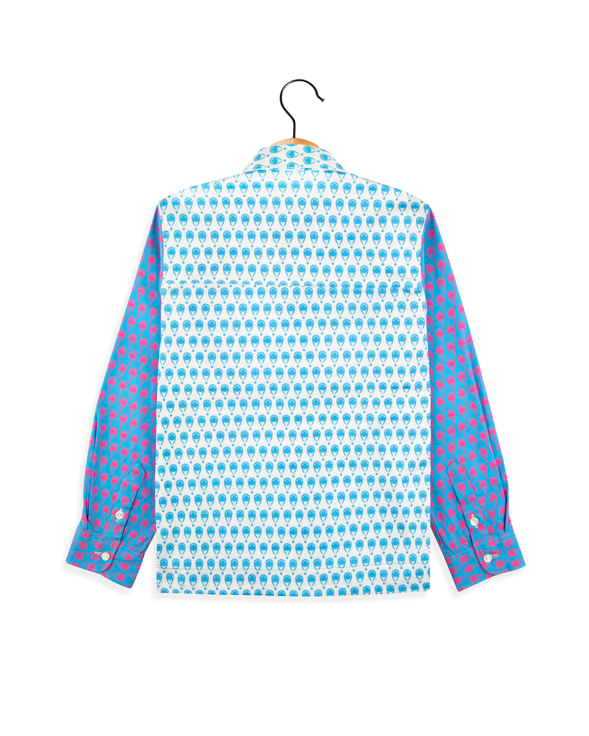 Blue All Over Print casual shirt