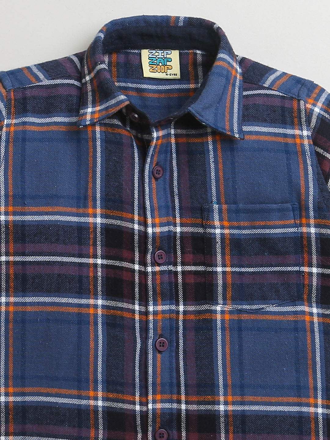 Blue Checks Pattern Half Sleeve casual shirt