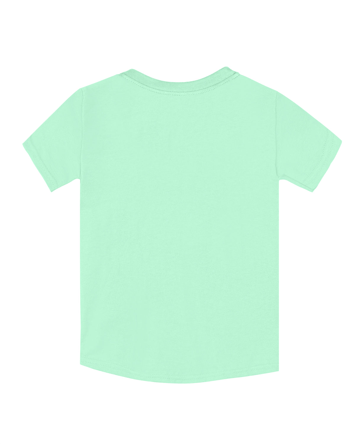 Mint Green Alligator Print Half Sleeve Boys T-Shirt