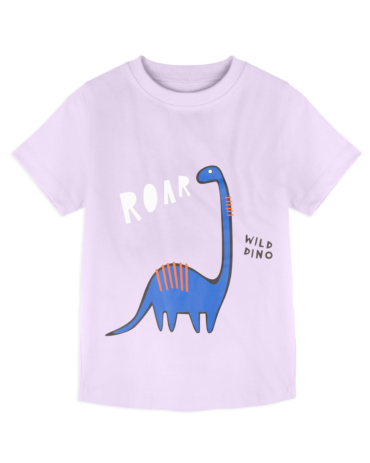 Lilac Roar wild Dino Print Half Sleeve Boys T-Shirt