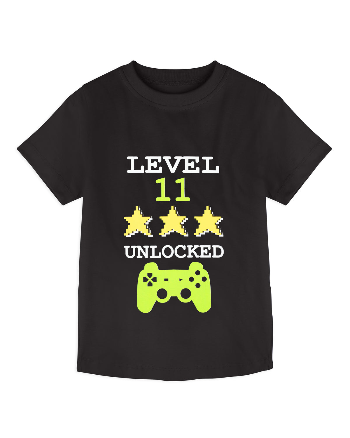 Black Level 11 Print Half Sleeve T-Shirt