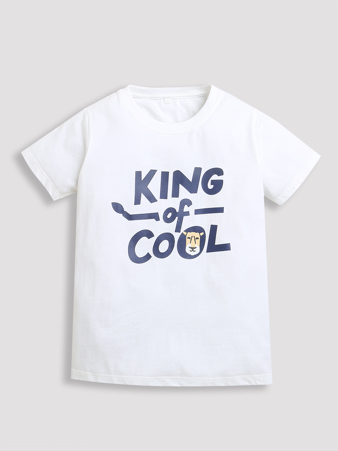 White King of Cool Print Boys Tshirt