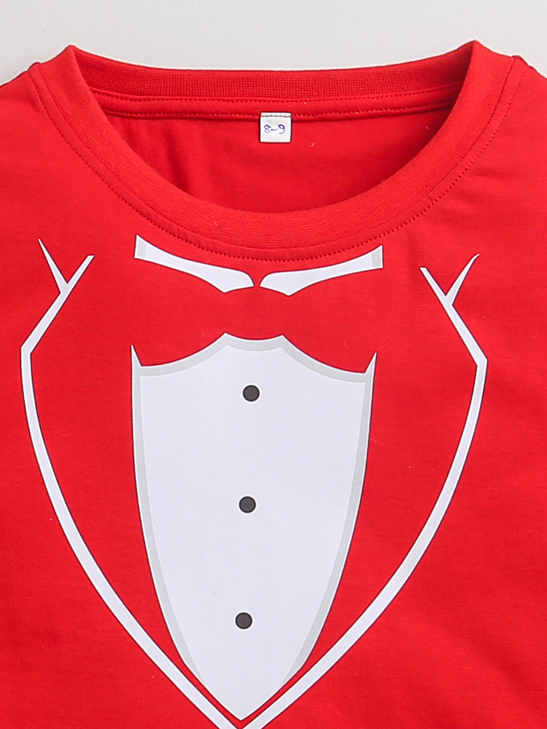 Red Graphic Print Boys T-shirts