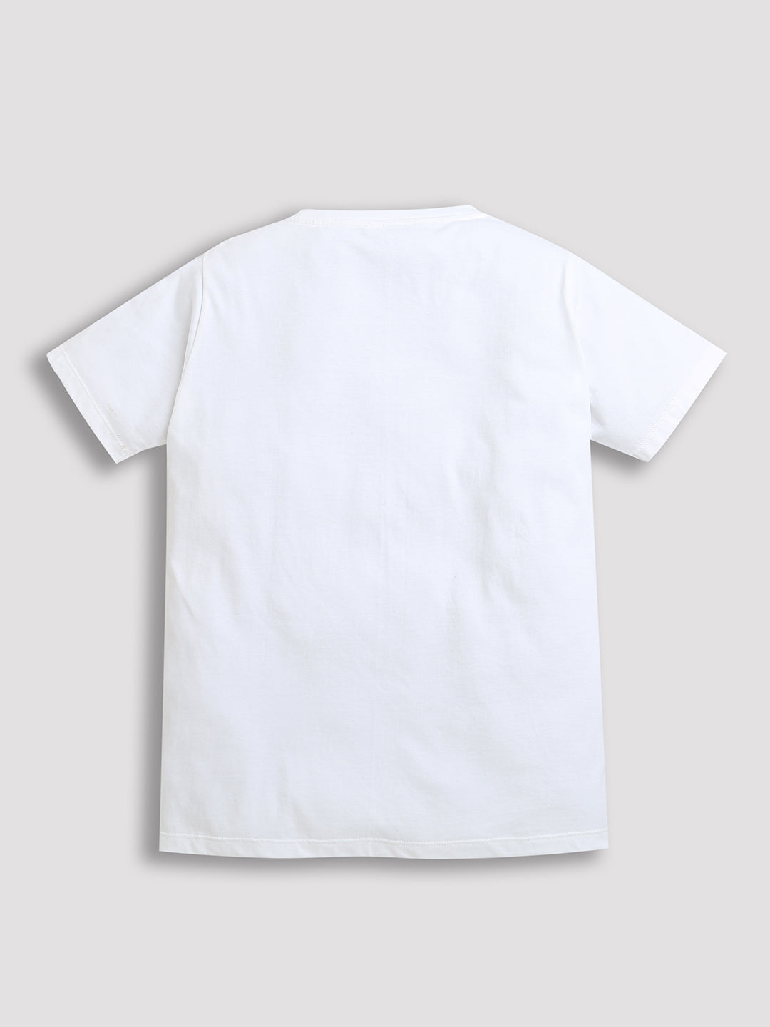 White Illusion Print Pure Cotton Boys T-shirts