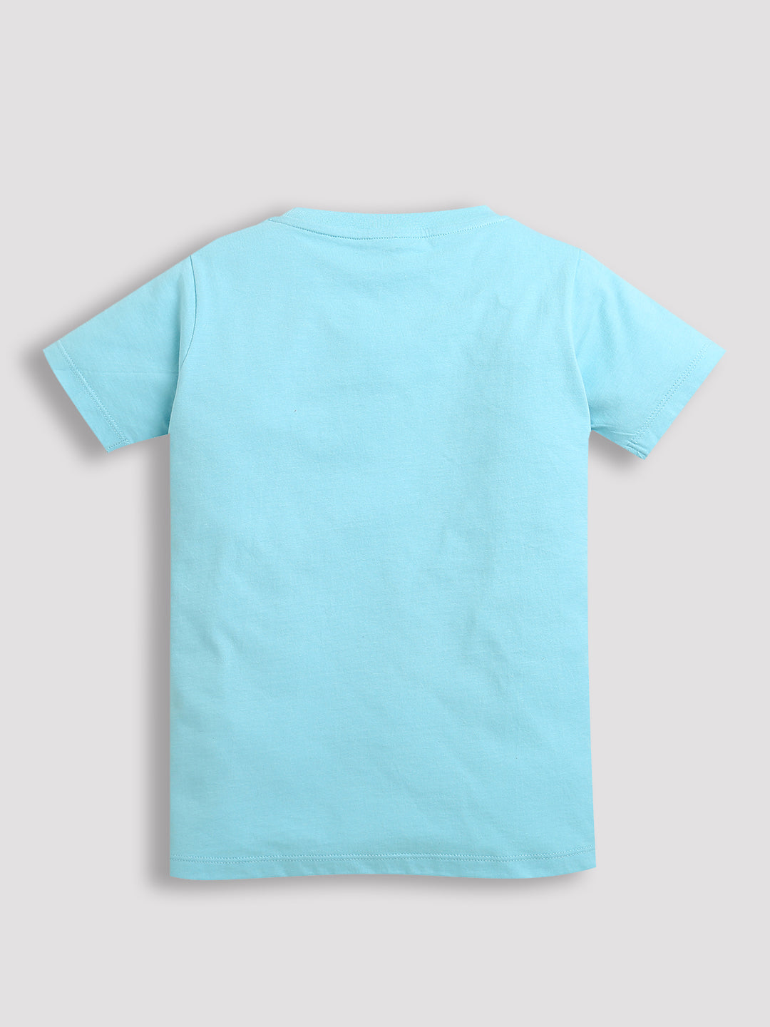 Sky Blue Space Print Boys T-shirts