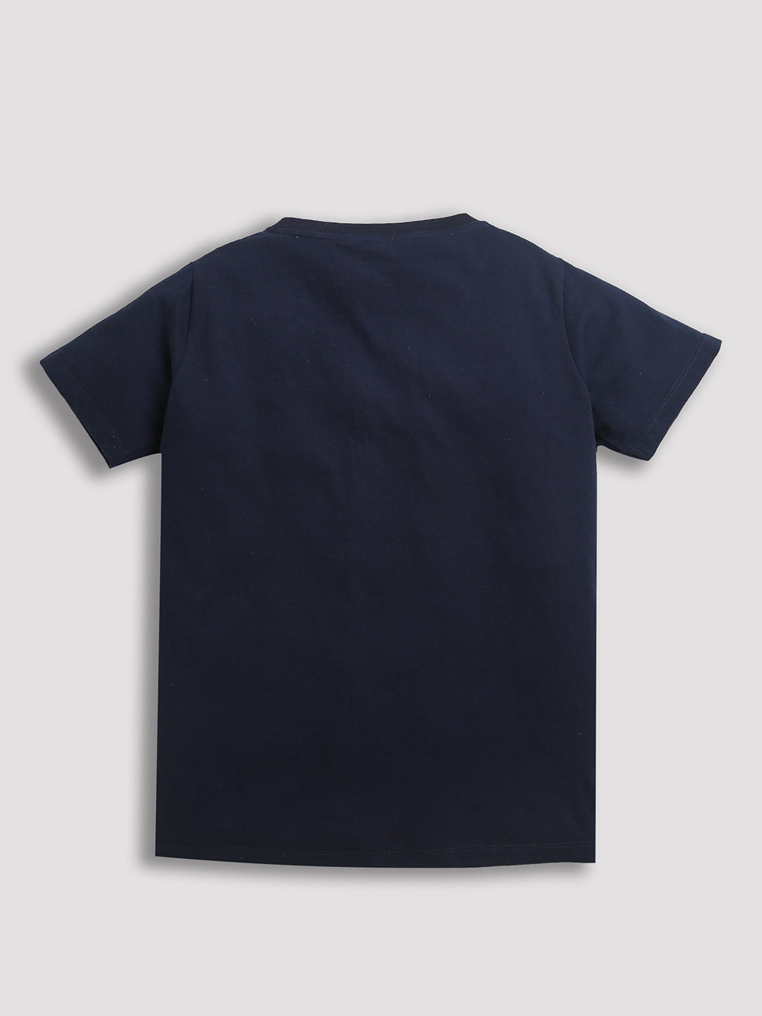 Navy Blue Foot Ball & Basket Ball Print Boys T-shirt