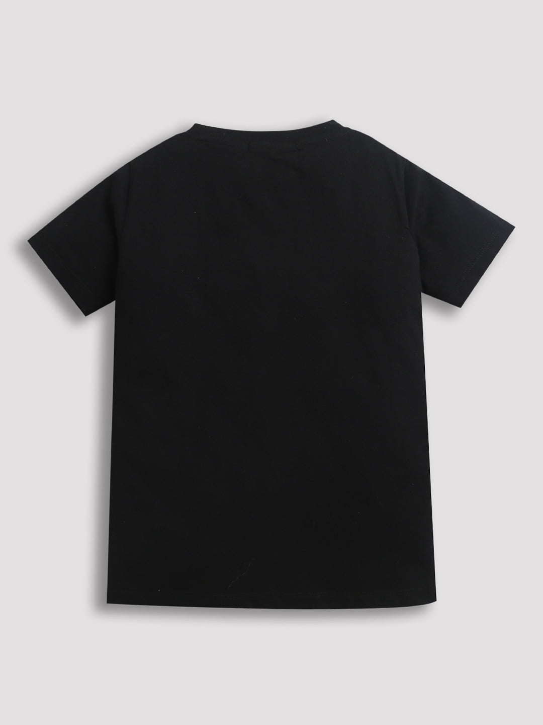 Black Game Over Print Half Sleeve T-shirt