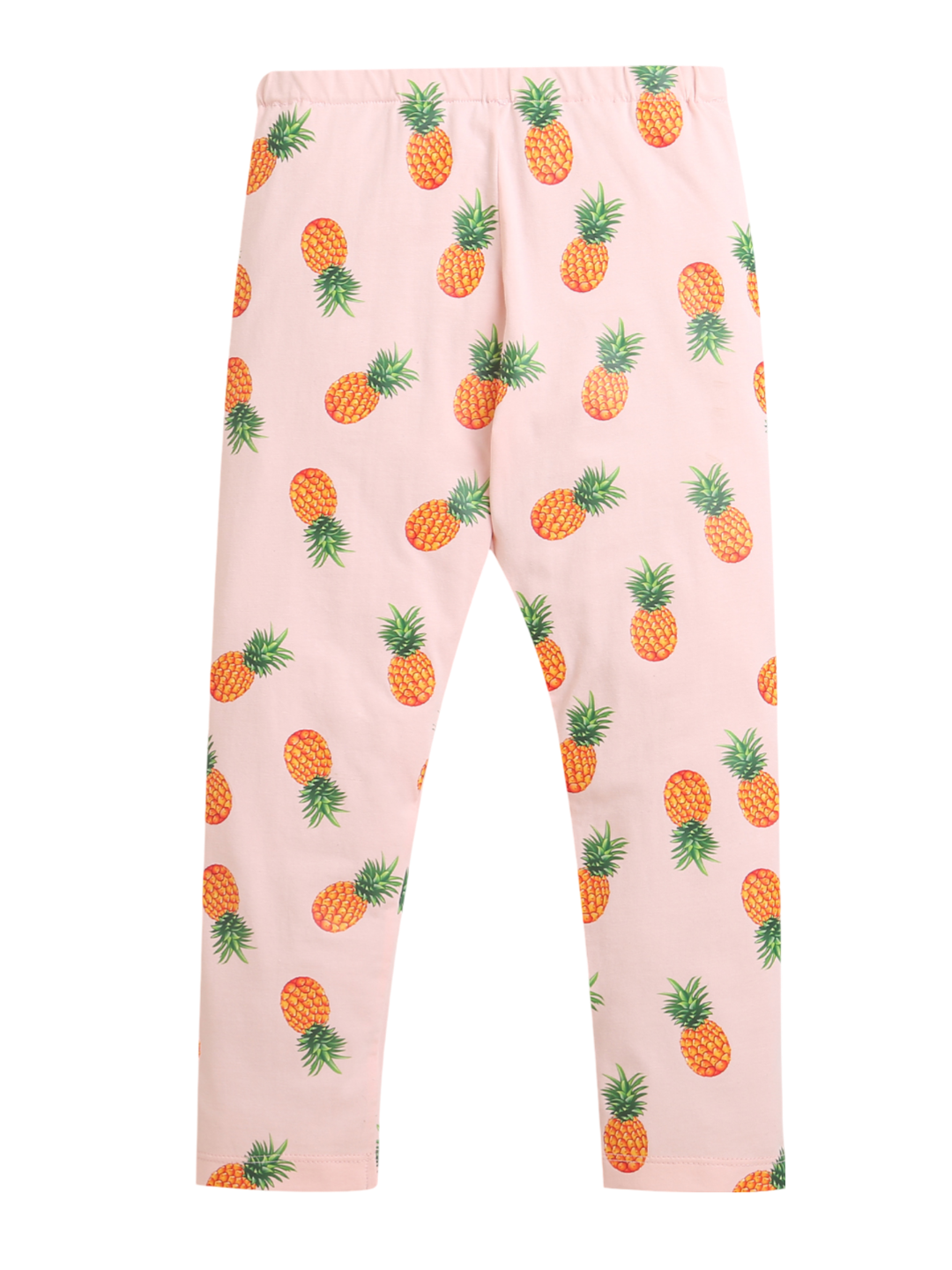 Pink Pineapple Print Girl Legging