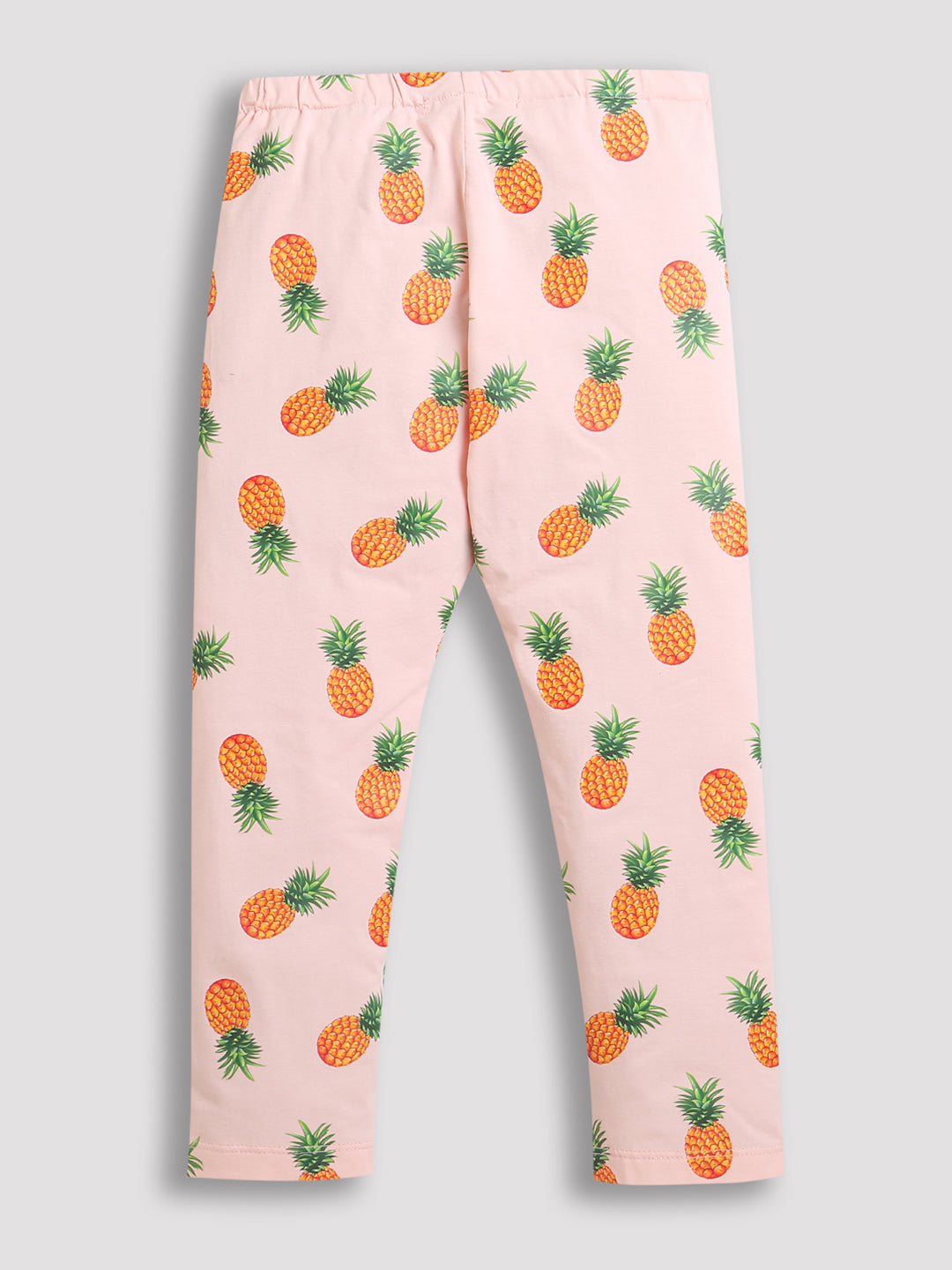 Pink Pineapple Print Girl Legging