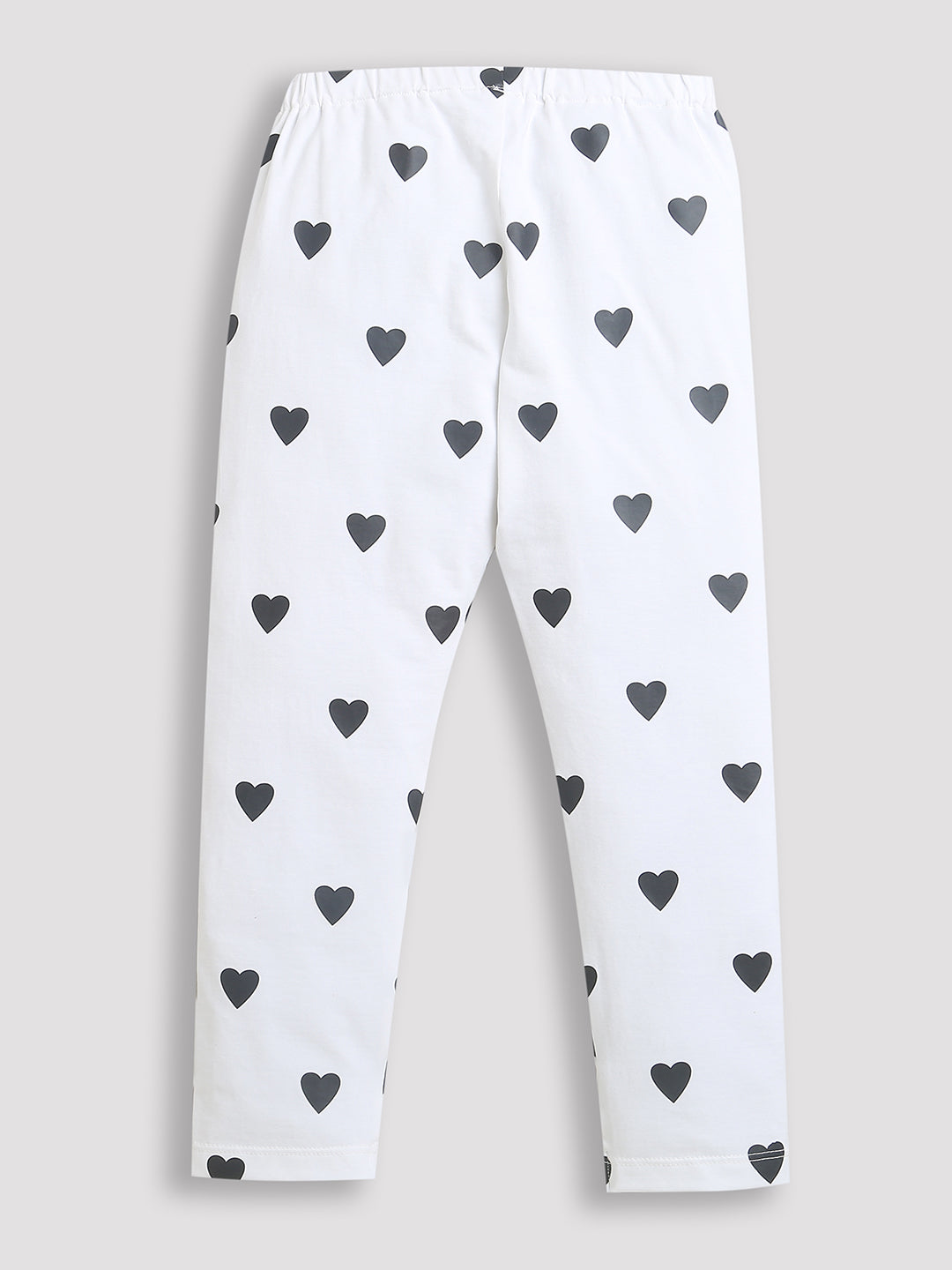 White Heart All Over Print Girl Legging