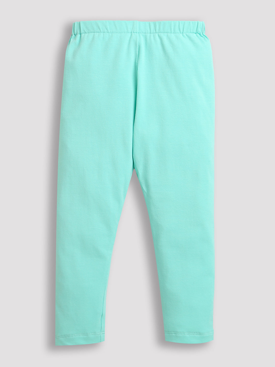 Mint Green Plain Girl Legging