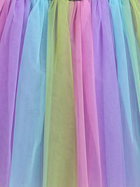 Girls Trendy Rainbow Skirt