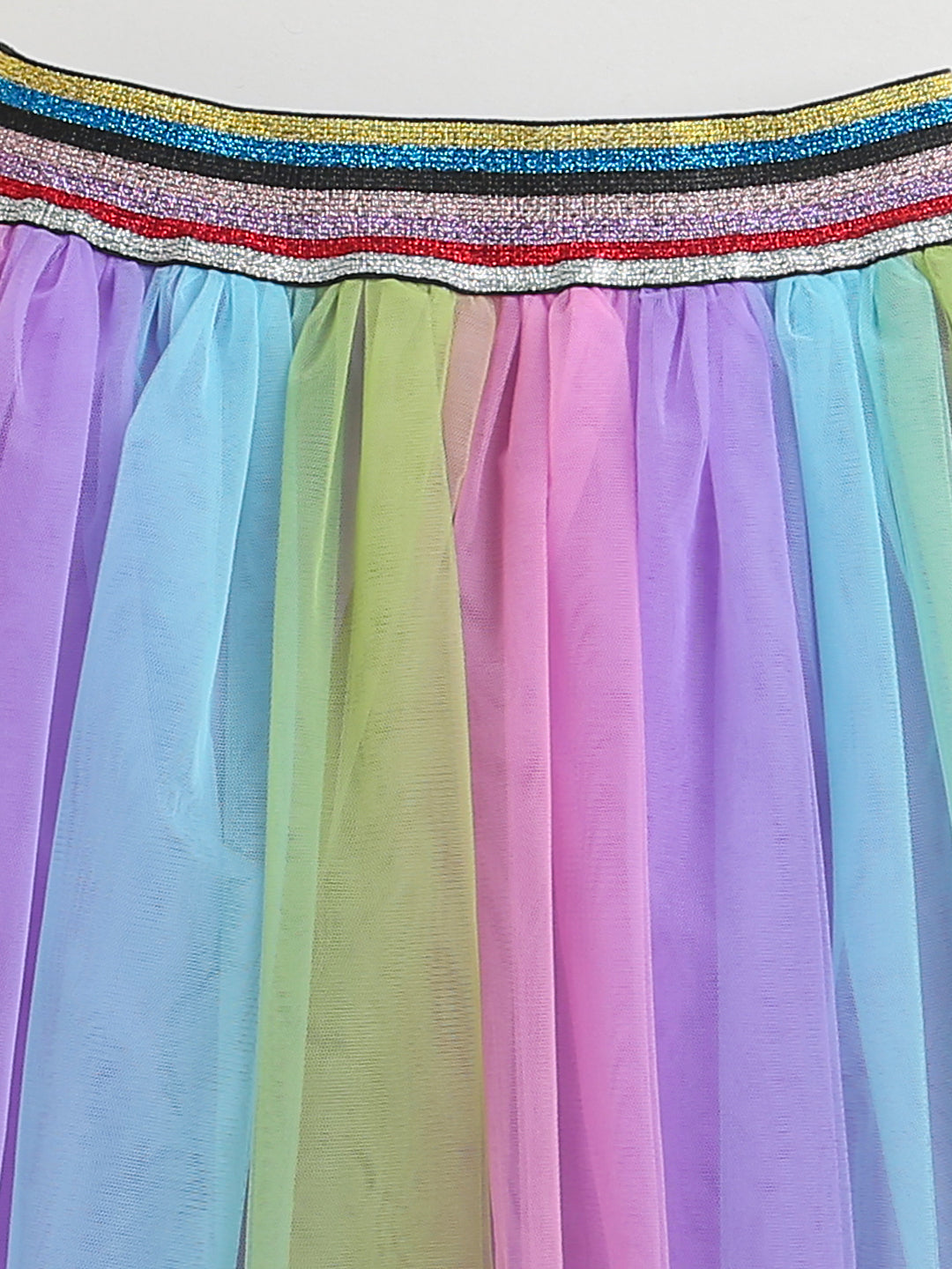 Girls Trendy Rainbow Skirt